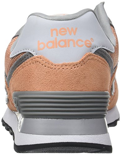 New Balance 574, Zapatillas Deportivas Mujer, Rosa (Peach), 37.5 EU