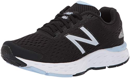 New Balance 680v6, Zapatillas de Running Mujer, Negro (Black/White), 44 EU