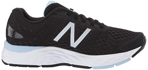 New Balance 680v6, Zapatillas de Running Mujer, Negro (Black/White), 44 EU