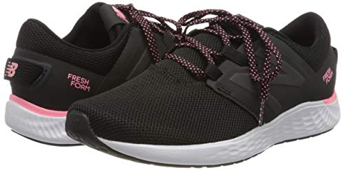 New Balance Fresh Foam Vero Racer m, Zapatillas de Running Mujer, Negro (Black/Pink Black/Pink), 37.5 EU