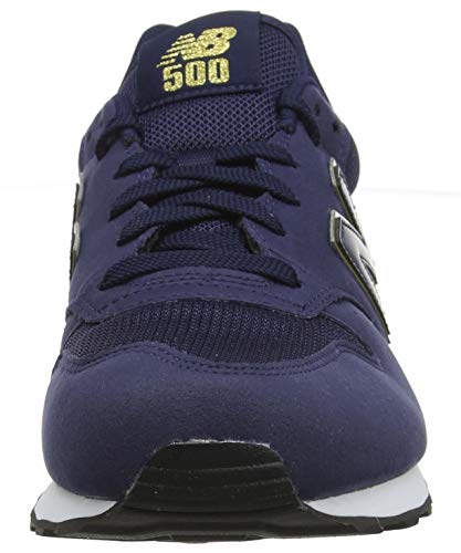 New Balance Gw500v1, Zapatillas de Deporte para Mujer, Azul (Navy/Gold Ngn), 44 EU