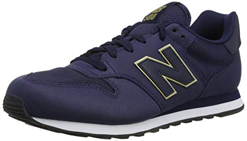 New Balance Gw500v1, Zapatillas de Deporte para Mujer, Azul (Navy/Gold Ngn), 44 EU
