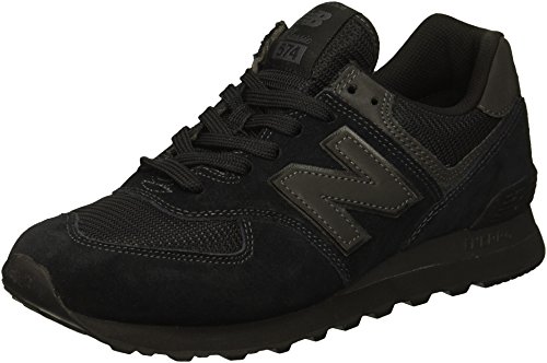 New Balance Hombre 574v2-core Trainers Zapatillas, Negro (Triple Black), 38.5 EU
