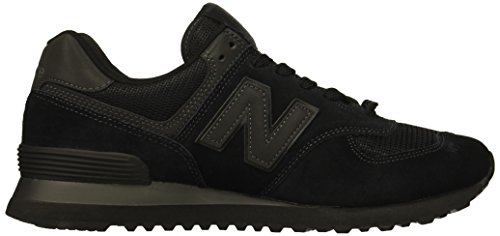 New Balance Hombre 574v2-core Trainers Zapatillas, Negro (Triple Black), 40.5 EU