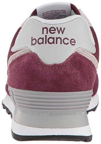 New Balance Hombre 574v2-core Trainers Zapatillas, Rojo (Burgundy), 42.5 EU