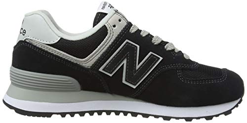 New Balance Mujer 574v2 Core, Zapatillas Negro (Black), 40 EU