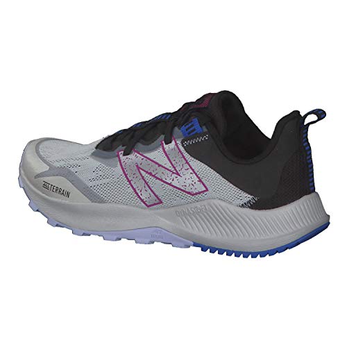New Balance Nitrel v4 Trail, Zapatillas Mujer, Gris Aluminio Ligero, 42.5 EU