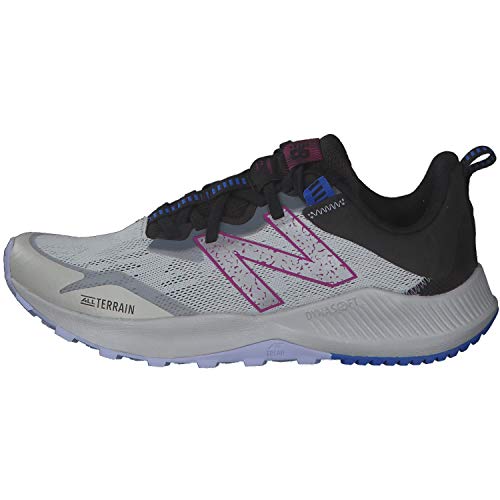 New Balance Nitrel v4 Trail, Zapatillas Mujer, Gris Aluminio Ligero, 42.5 EU