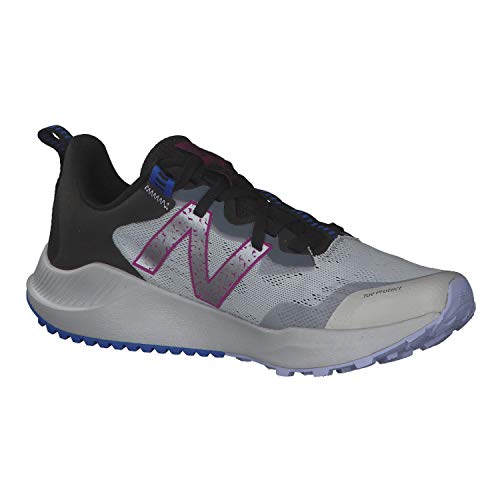 New Balance Nitrel v4 Trail, Zapatillas Mujer, Gris Aluminio Ligero, 44 EU