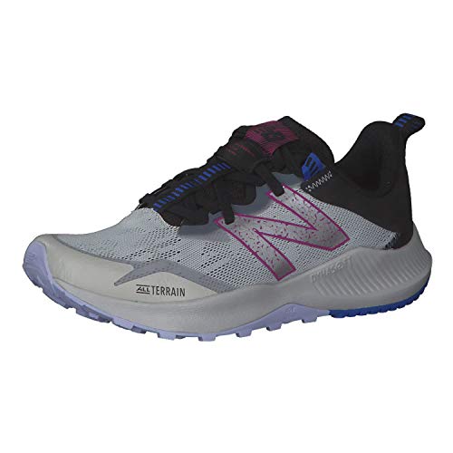 New Balance Nitrel v4 Trail, Zapatillas Mujer, Gris Aluminio Ligero, 44 EU