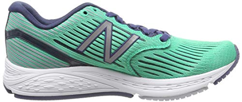 New Balance Revlite 890v6, Zapatillas de Running Mujer, Verde (Neon Emerald/Indigo Ne6), 38 EU