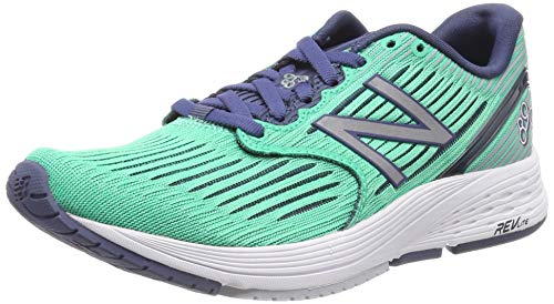 New Balance Revlite 890v6, Zapatillas de Running Mujer, Verde (Neon Emerald/Indigo Ne6), 38 EU