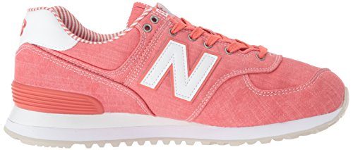 New Balance Schuhe WL 574 Coral with-White (WL574CHE) 37 Rot