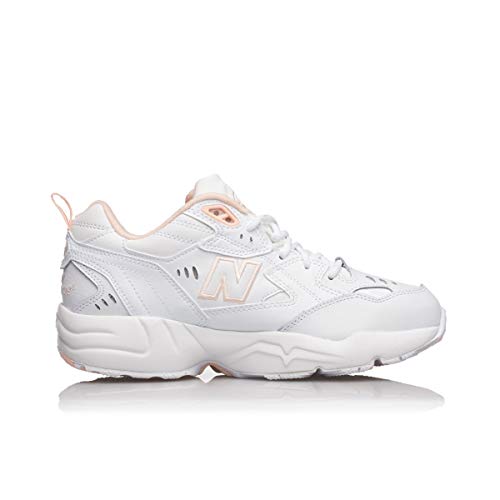 New Balance WX608WI1, Trail Running Shoe Womens, White Pink 249, 32 EU
