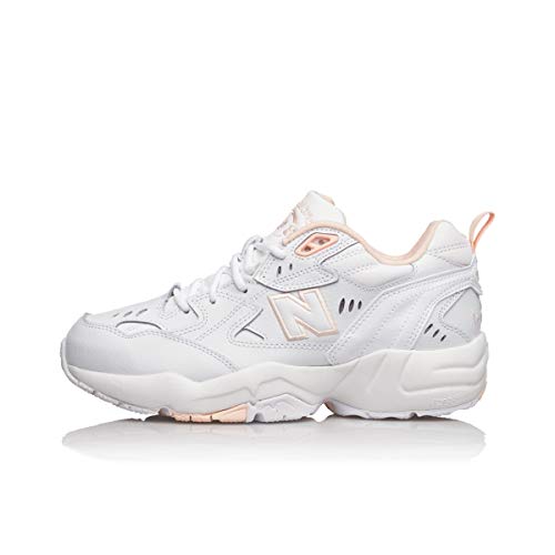 New Balance WX608WI1, Trail Running Shoe Womens, White Pink 249, 32 EU
