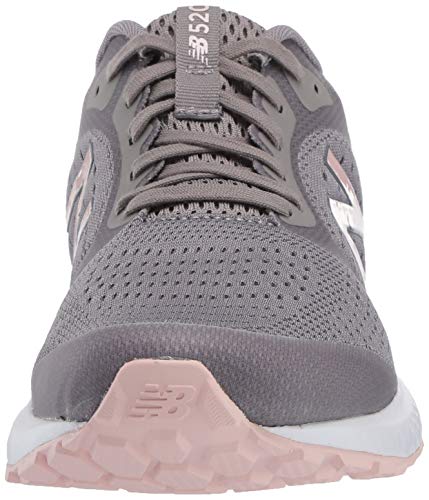 New Balance Zapatillas de correr para mujer 520 V6, gris (Marblehead/Melocotón Soda/Negro), 39.5 EU