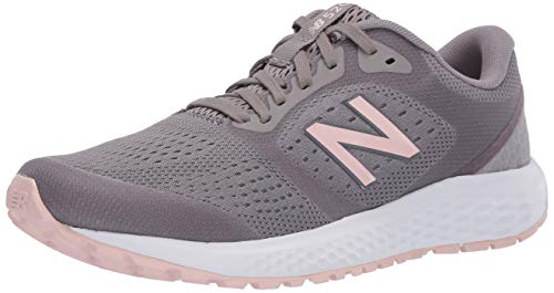 New Balance Zapatillas de correr para mujer 520 V6, gris (Marblehead/Melocotón Soda/Negro), 39.5 EU