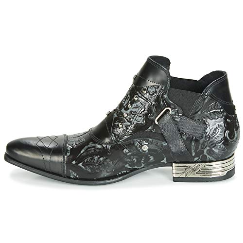 NEW ROCK Brava Botines/Low Boots Hombres Negro - 44 - Botas de caña Baja