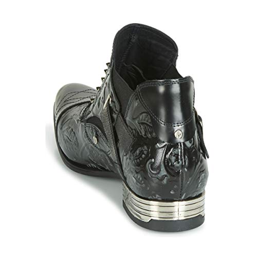 NEW ROCK Brava Botines/Low Boots Hombres Negro - 44 - Botas de caña Baja