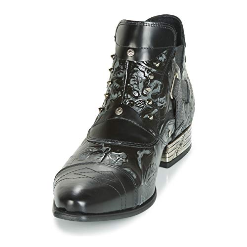 NEW ROCK Brava Botines/Low Boots Hombres Negro - 44 - Botas de caña Baja