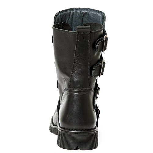 New Rock M.373X-S10, Botas Militares Unisex Adulto, Negro (Negro 001), 43 EU