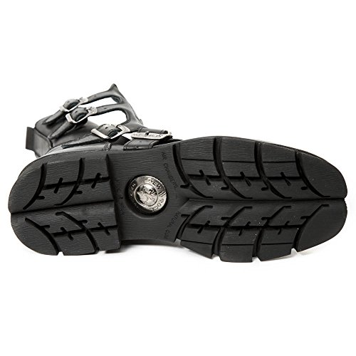 New Rock M.373X-S10, Botas Militares Unisex Adulto, Negro (Negro 001), 43 EU