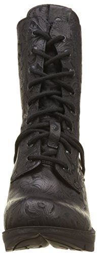 New Rock M.TR001X-S2, Botas Militares Mujer, Negro (Negro 001), 37 EU