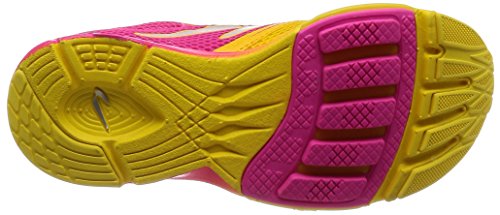 newtonrunning Distance 7, Zapatillas de Running para Mujer, Rosa (Pink/Yellow 001), 39 EU