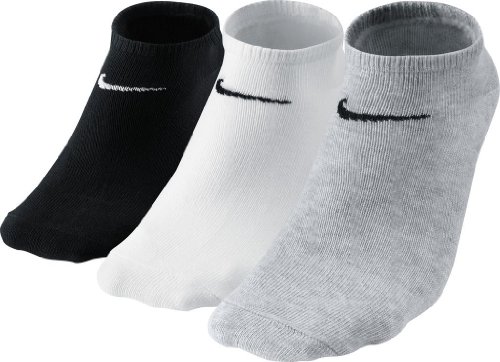 Nike 3Ppk Value Pack 3 Calcetines para hombre, Multicolor (Negro/blanco/gris), 46-50