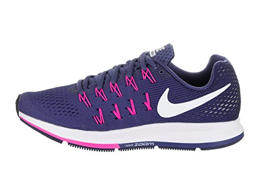 Nike 831356-501, Zapatillas de Trail Running para Mujer, Morado (Dk Purple Dust/White/Loyal Blue), 36.5 EU