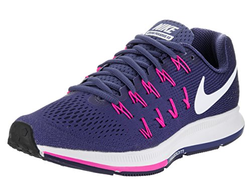 Nike 831356-501, Zapatillas de Trail Running para Mujer, Morado (Dk Purple Dust/White/Loyal Blue), 36.5 EU