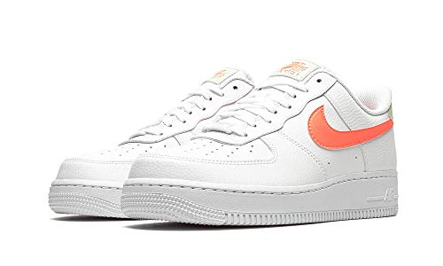 Nike Air Force 1 '07, Zapatillas de bsquetbol Unisex Adulto, White Atomic Pink Fossil White, 36 EU