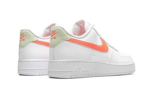 Nike Air Force 1 '07, Zapatillas de bsquetbol Unisex Adulto, White Atomic Pink Fossil White, 36 EU