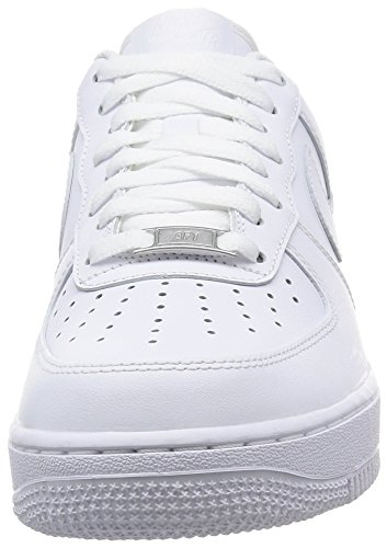 Nike Air Force 1 '07, Zapatillas de Deporte Hombre, Blanco White White, 42 EU