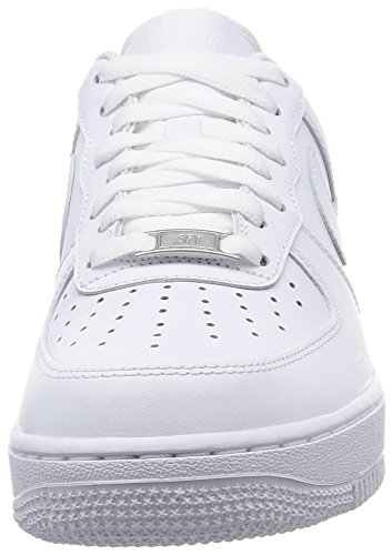 Nike Air Force 1 '07, Zapatillas de Deporte Hombre, Blanco (White/White), 44 EU