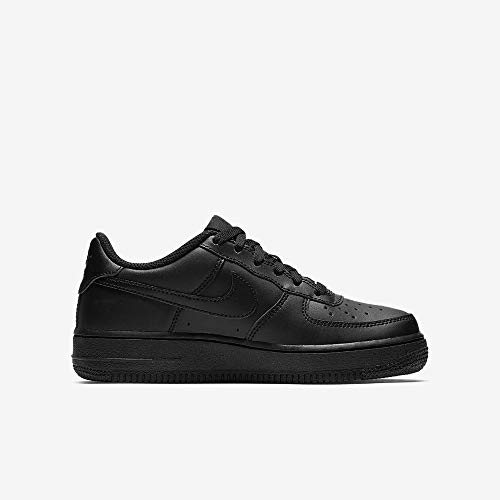 Nike Air Force 1 Gs, Zapatillas Unisex Niños, Negro (Black / Black), 38.5 EU