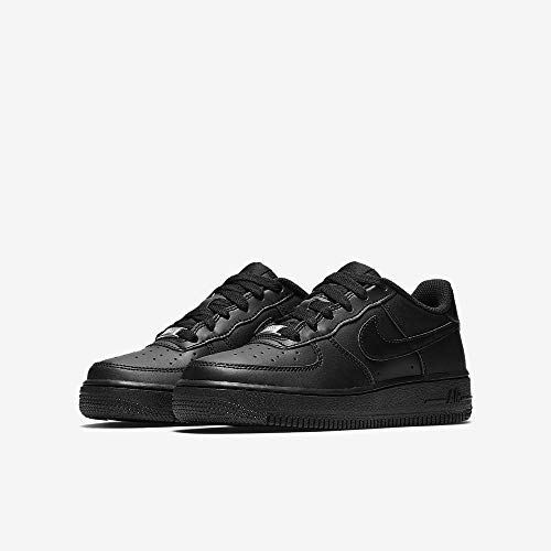 Nike Air Force 1 Gs, Zapatillas Unisex Niños, Negro (Black / Black), 38.5 EU