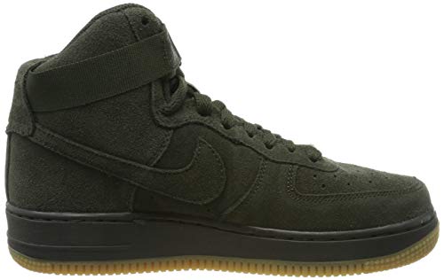 Nike Air Force 1 High LV8 (GS), Zapatillas de Deporte para Niños, Multicolor (Sequoia/Sequoia/Gum Light Brown 300), 35.5 EU