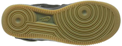 Nike Air Force 1 High LV8 (GS), Zapatillas de Deporte para Niños, Multicolor (Sequoia/Sequoia/Gum Light Brown 300), 35.5 EU