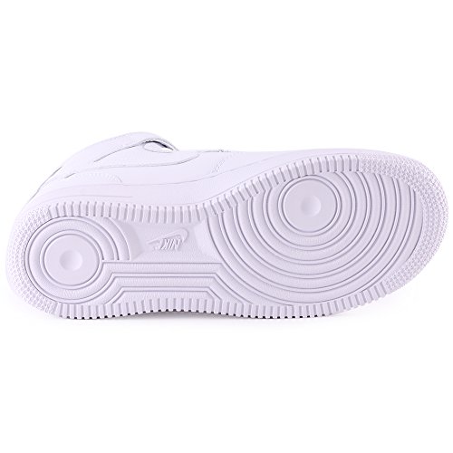 Nike Air Force 1 Mid '07 Zapatillas para Hombre, Blanco, Talla EU 44 (9 UK)