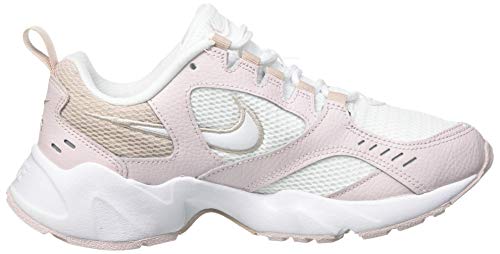 NIKE Air Heights, Running Shoe Mujer, Rosado Ligero/Blanco/Piedra Fósil, 37.5 EU