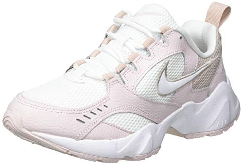 NIKE Air Heights, Running Shoe Mujer, Rosado Ligero/Blanco/Piedra Fósil, 37.5 EU