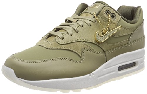 Nike Air MAX 1 PRM, Zapatillas de Gimnasia para Mujer, Verde (Neutral Olive/Neutral Olive/Me 205), 42.5 EU