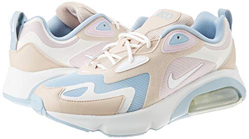 Nike Air MAX 204, Zapatillas Deportivas Mujer, Multicolore Barely Rose Fossil Stone Light Armoury Blue Summit White, 38.5 EU