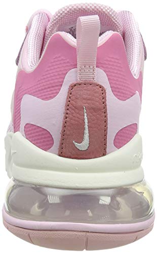 Nike Air MAX 270 React W, Zapatillas para Correr Mujer, Pink Foam White Digital Pink Sail, 39 EU