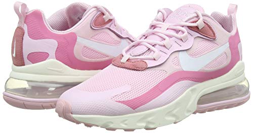 Nike Air MAX 270 React W, Zapatillas para Correr Mujer, Pink Foam White Digital Pink Sail, 39 EU