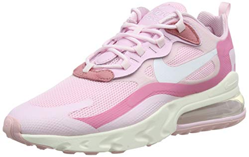 Nike Air MAX 270 React W, Zapatillas para Correr Mujer, Pink Foam White Digital Pink Sail, 39 EU