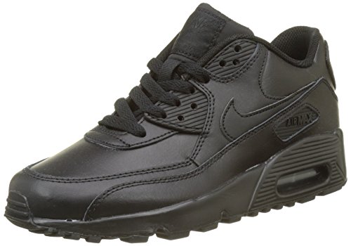 Nike Air MAX 90 LTR (GS), Zapatillas Hombre, Negro (Black/Black 001), 38.5 EU