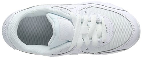 Nike Air MAX 90 Mesh (PS), Zapatos de Primeros Pasos para Bebés, Blanco (Blanco (White/White), 28.5 EU