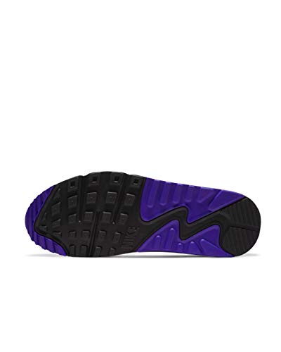 Nike Air Max 90 - Zapatillas deportivas para mujer, Mujer, Blanco Rosa Púrpura, 40.5 EU